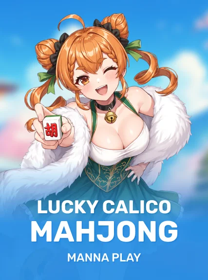 Lucky Calico Mahjong game tile